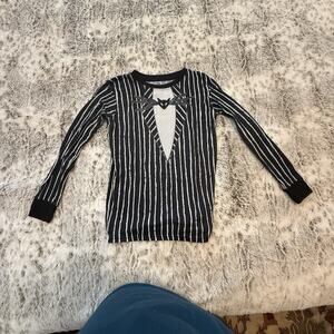 Disney Night Before Christmas Jack Skellington Union Suit Halloween Size12 0169